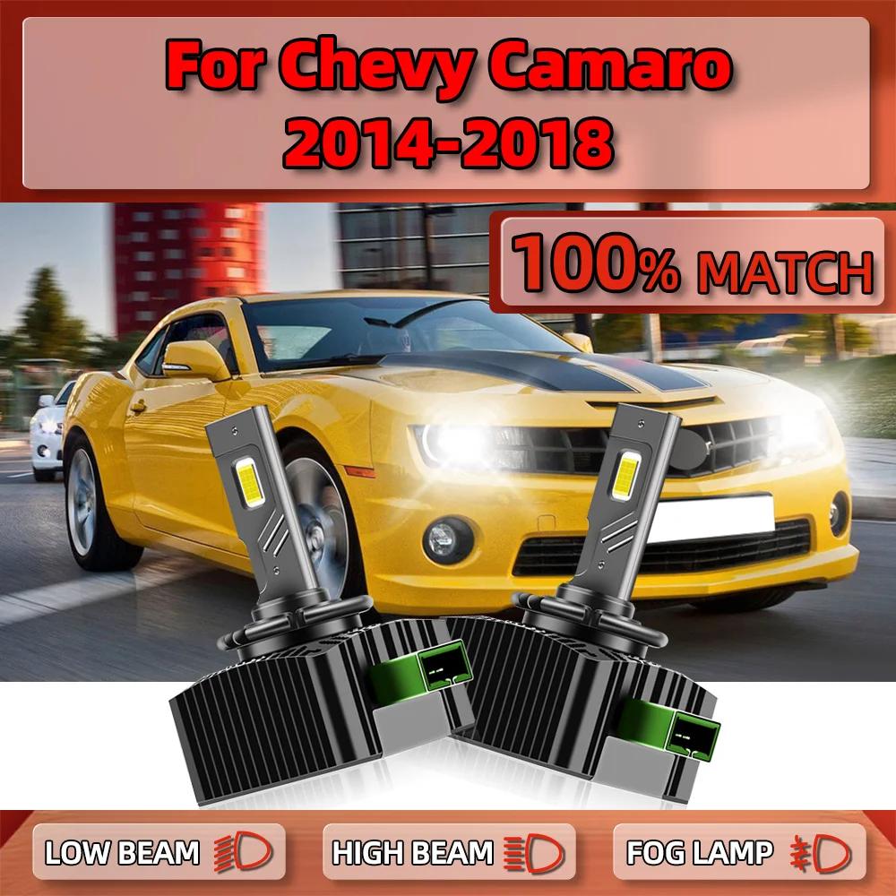 Chevy Camaro 2014 2015 2016 2017 2018, ſ  LED , 120W D3S HID  Ʈ , 25000LM, 12V, 6000K, 